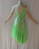 Gorgeous Green Latin & Rhythm Ballroom Dance Dress