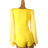 Dance Bodysuit, Yes It's Yellow