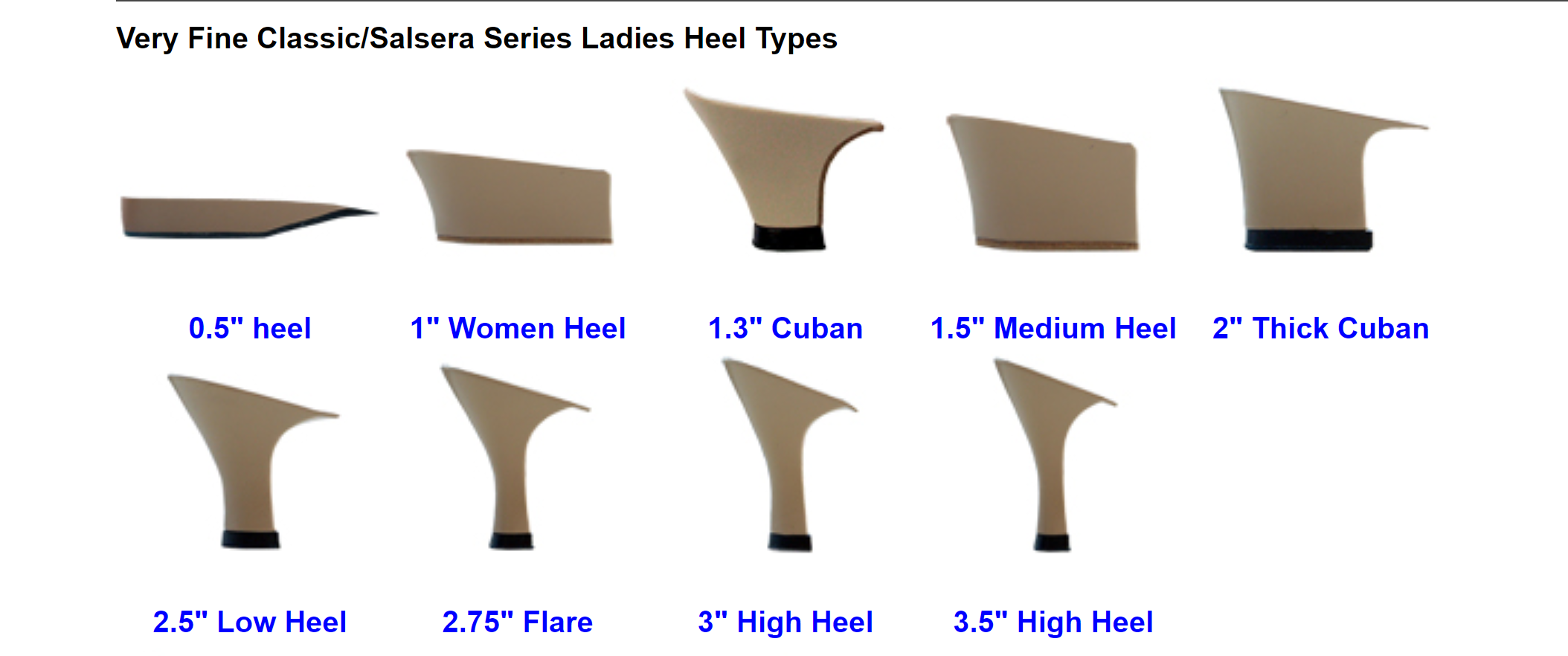 Classic "Flat" Series Low Heeled Dance Shoes