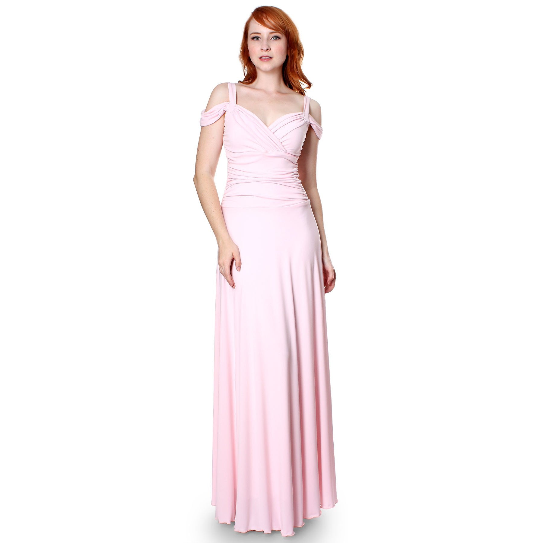 Women's Slip On Elegant Formal Long Evening Dress