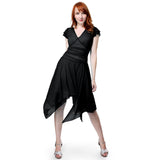 Double Layers Asymmetrical Handkerchief Skirt Dress- More Colors!
