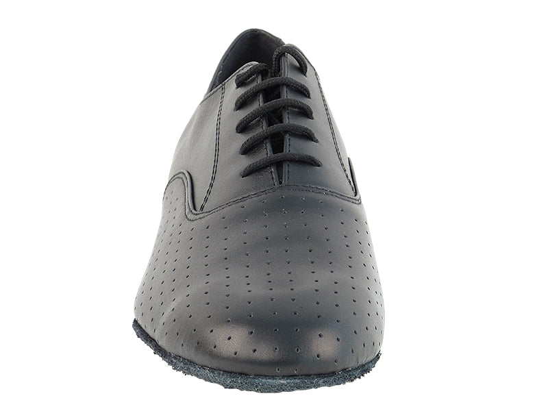 Classic Series Black Perforated Leather Ballroom Shoe