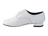 C Series White Leather Ballroom Shoe