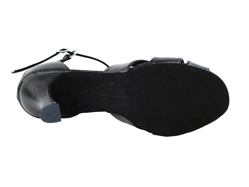 Signature Series- Black Leather Dance Sandal