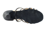 Signature Series Black Leather Dance Sandal
