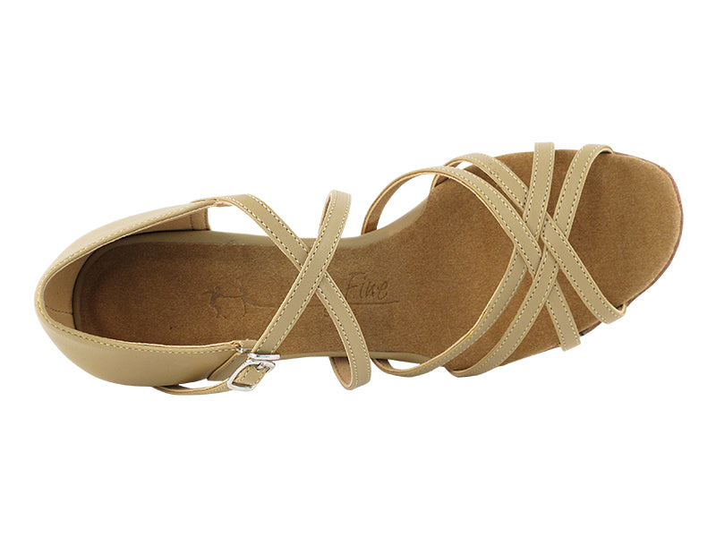 Sera Series Beige Leather Dance Sandal
