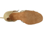 Sera Series Beige Leather Dance Sandal
