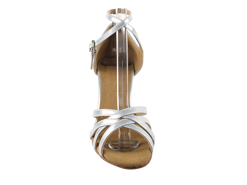 Sera Series Pearl Silver Patent Dance Sandal