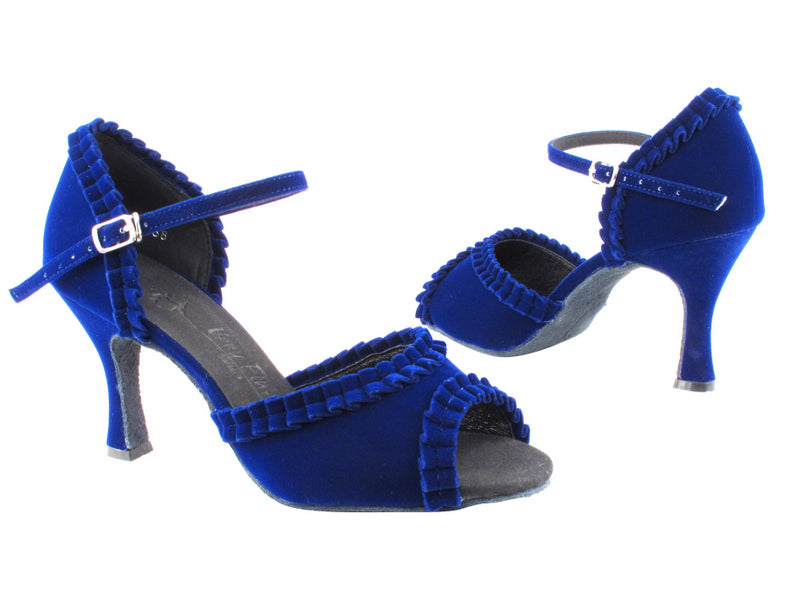 Sera Series Blue Velvet Dance Sandal