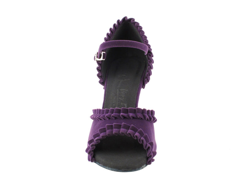 Sera Series Purple Velvet Dance Sandal