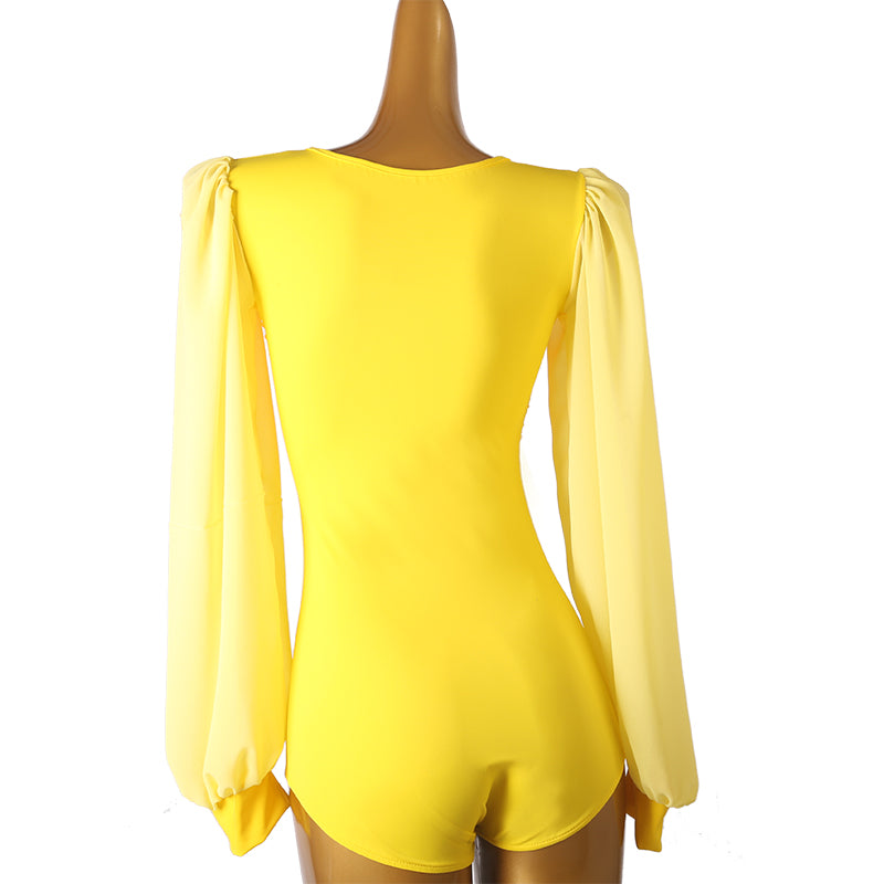 Dance Bodysuit, Yes It's Yellow