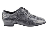 Competitive Dance Series Black Croc Embossed Leather