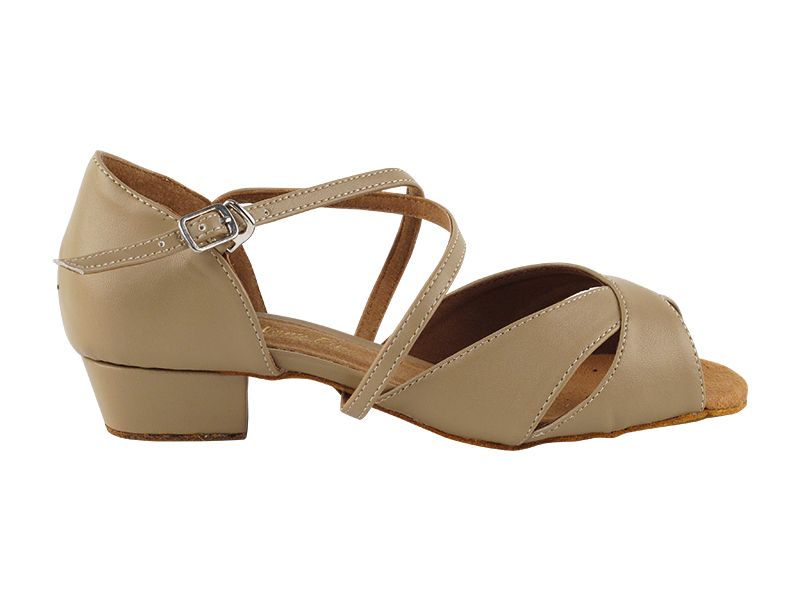 Classic Series Tan Leather Arch Strap Practic Shoe