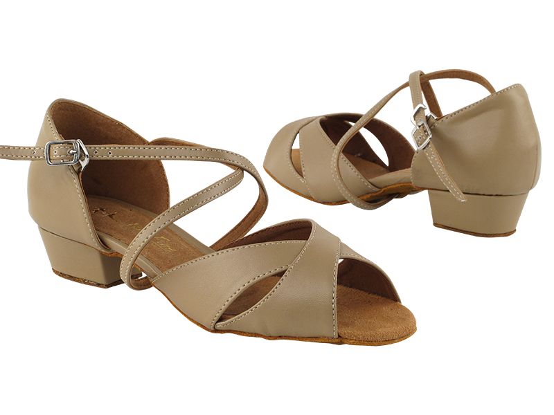 Classic Series Tan Leather Arch Strap Practic Shoe