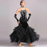 Open Back Mermaid Style Sleeveless Ballroom Dance Dress