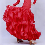 Cascade of Ruffles! Flamenco, Tango, Ballroom Showcase & Performance Skirt
