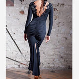 Backless with Ruching Mermaid Style Showcase & Performance Dress