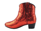 Nashville Red Sparkle Boot (MADE TO ORDER)