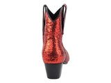 Nashville Red Sparkle Boot (MADE TO ORDER)