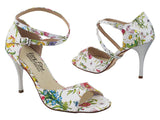Tango Dance Shoes Spring Flowers